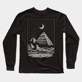 Pyramid and the Moon Long Sleeve T-Shirt